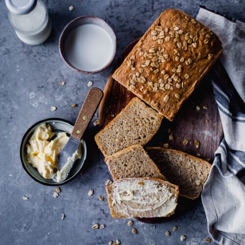 Flax And Oats Wheat Bread | Playful Cooking