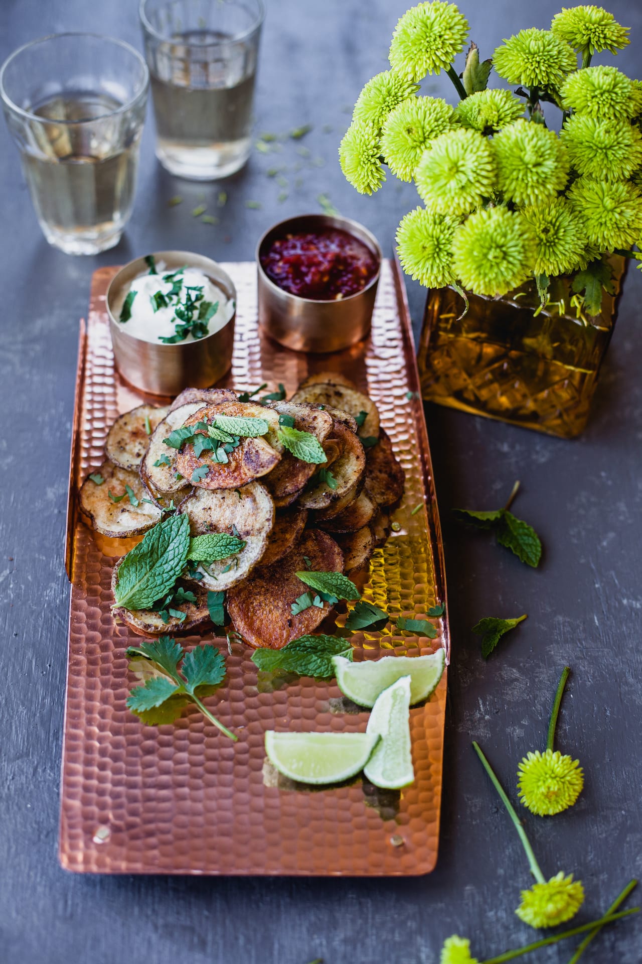 Garam Masala Baked Potato Chips Playful Cooking