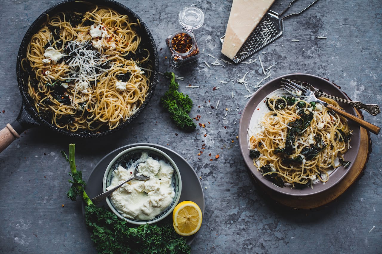 Spaghetti With Kale and Ricotta | Playful Cooking