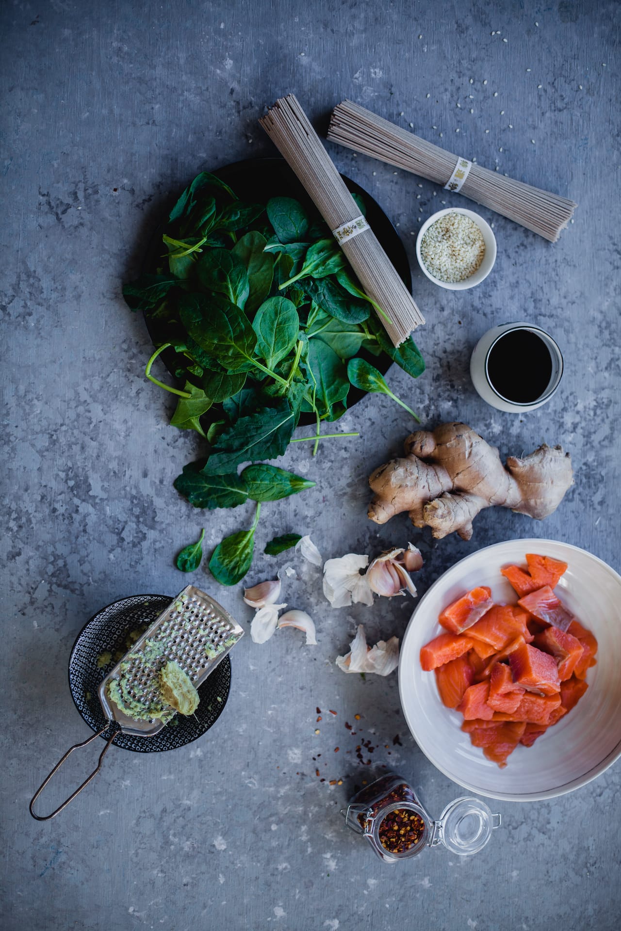 Soba Noodles With Salmon | Playful Cooking