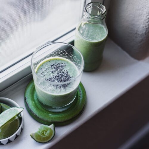 Avocado Collard Green Smoothie | Playful Cooking