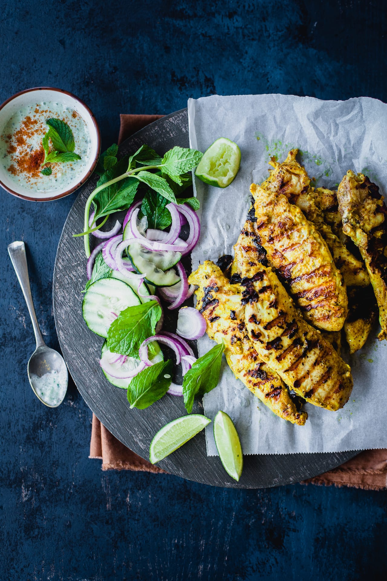 Garam Masala Grilled Chicken Tenders | Playful Cooking