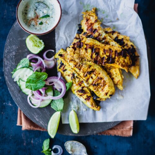 Garam Masala Grilled Chicken Tenders | Playful Cooking