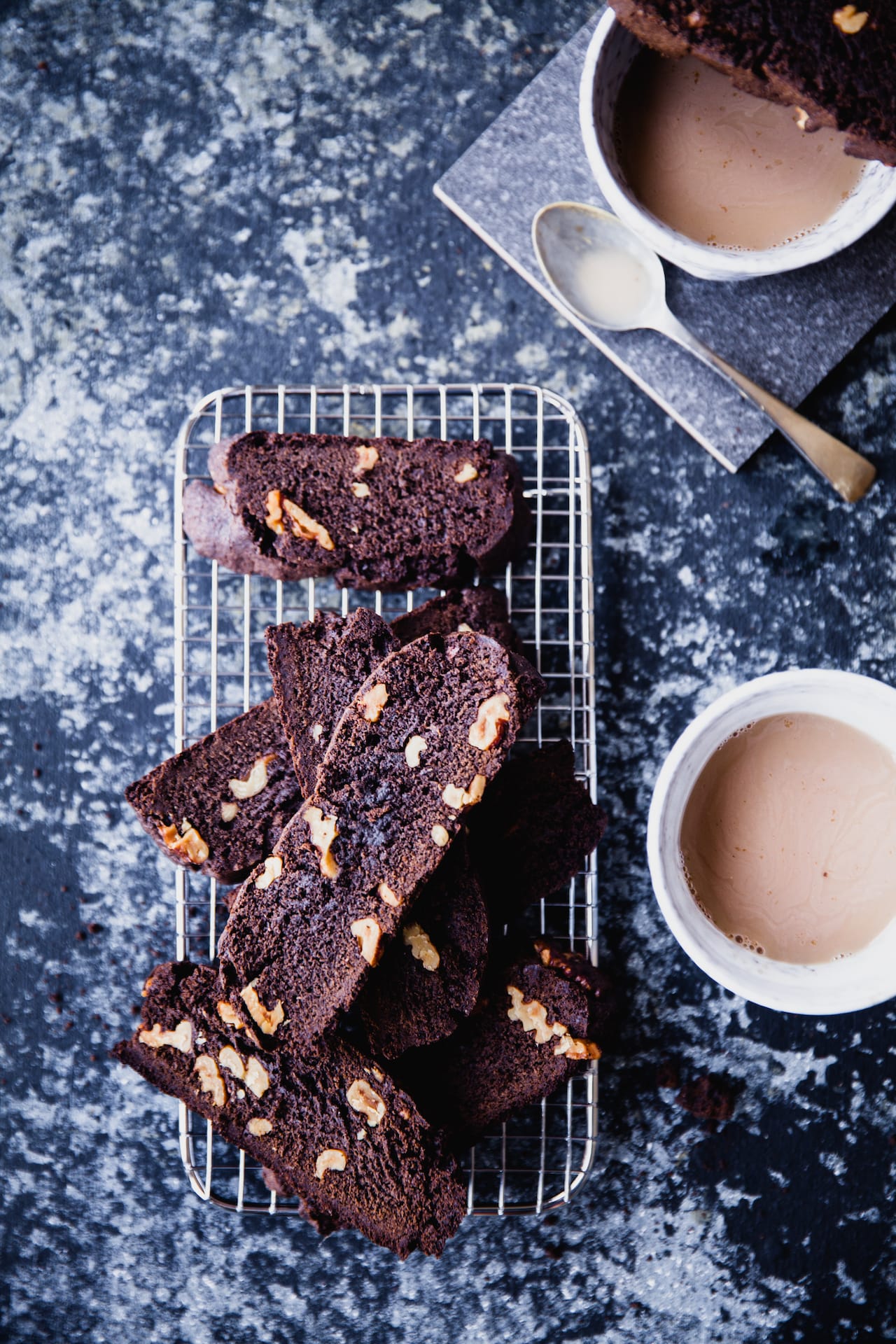 Chocolate Walnut Biscotti | Playful Cooking