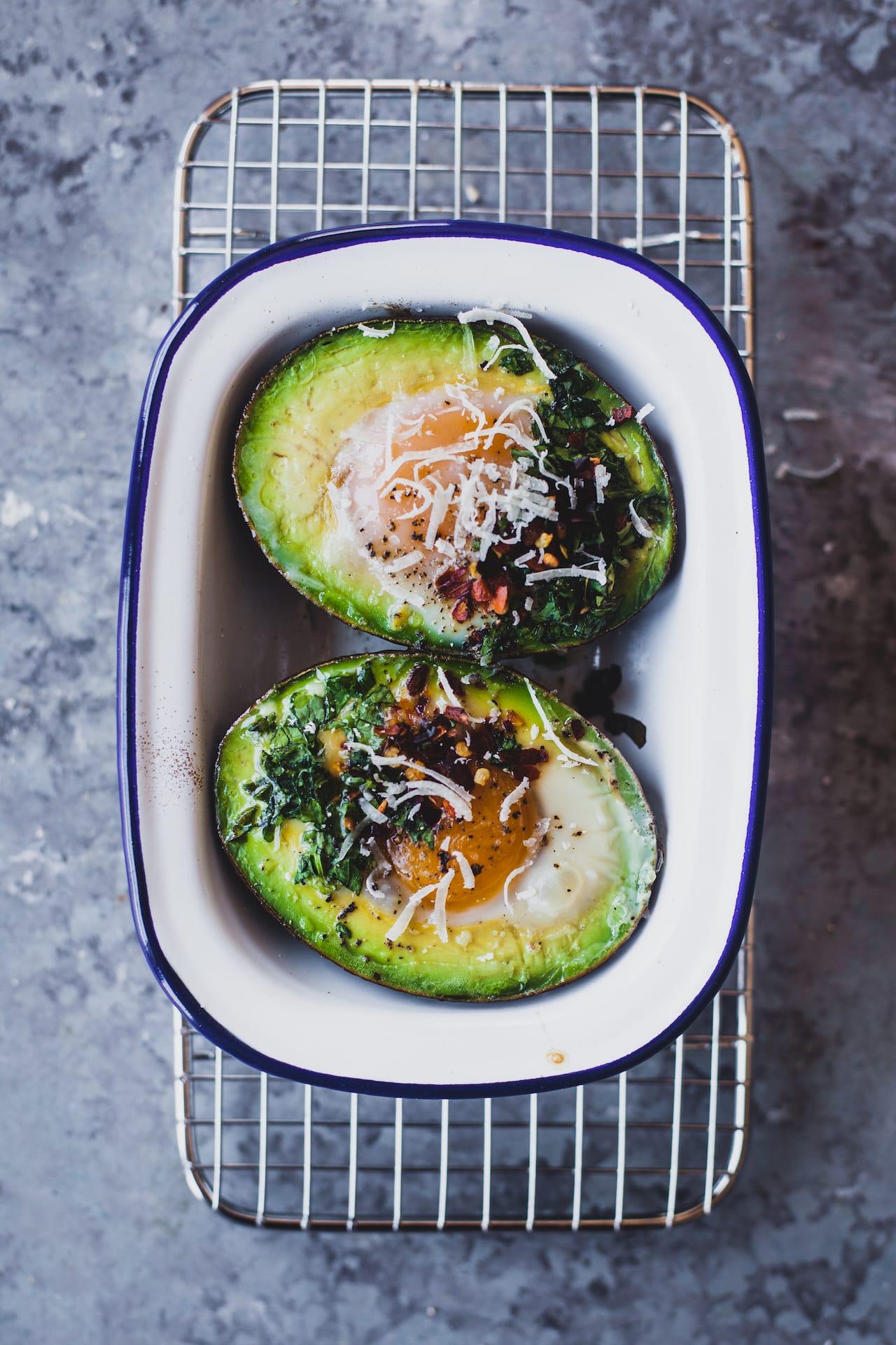 Egg Spinach Baked Avocado | Playful Cooking
