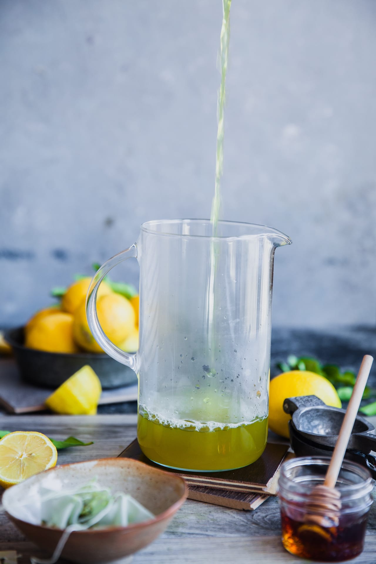 Green Tea Mint Lemonade | Playful Cooking