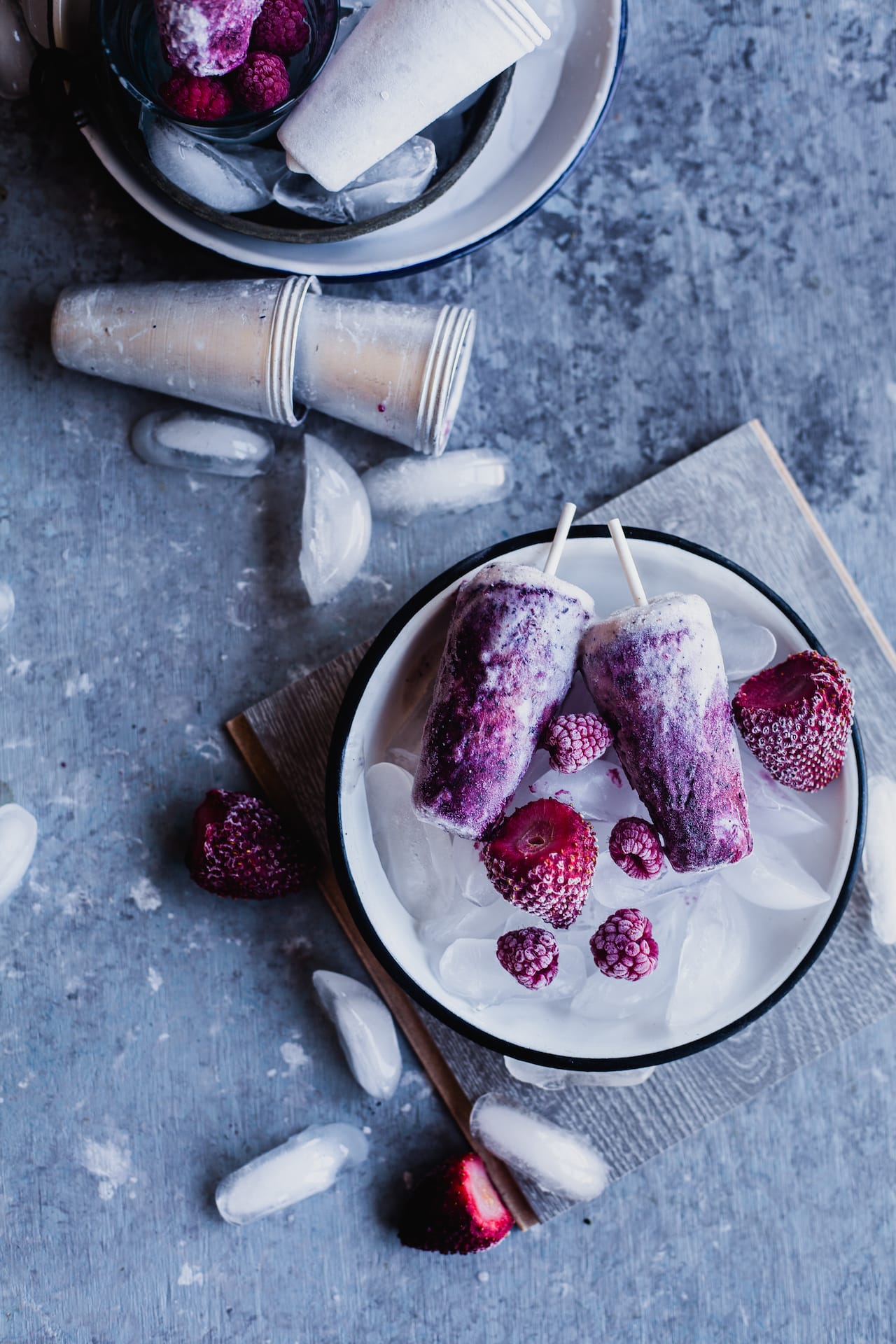 Instant Berry Kulfi (Instant Berry Creamsicles) | Playful Cooking