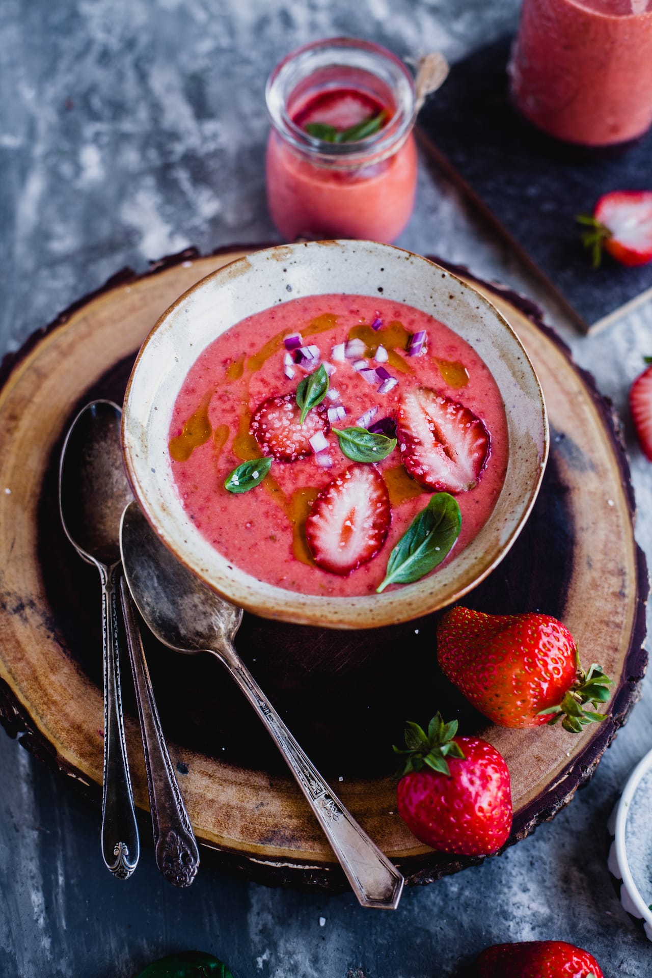 Strawberry And Watermelon Spicy Gazpacho | Playful Cooking