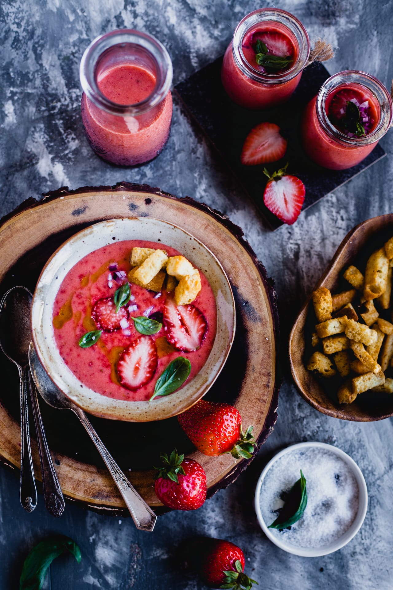 Strawberry And Watermelon Spicy Gazpacho | Playful Cooking