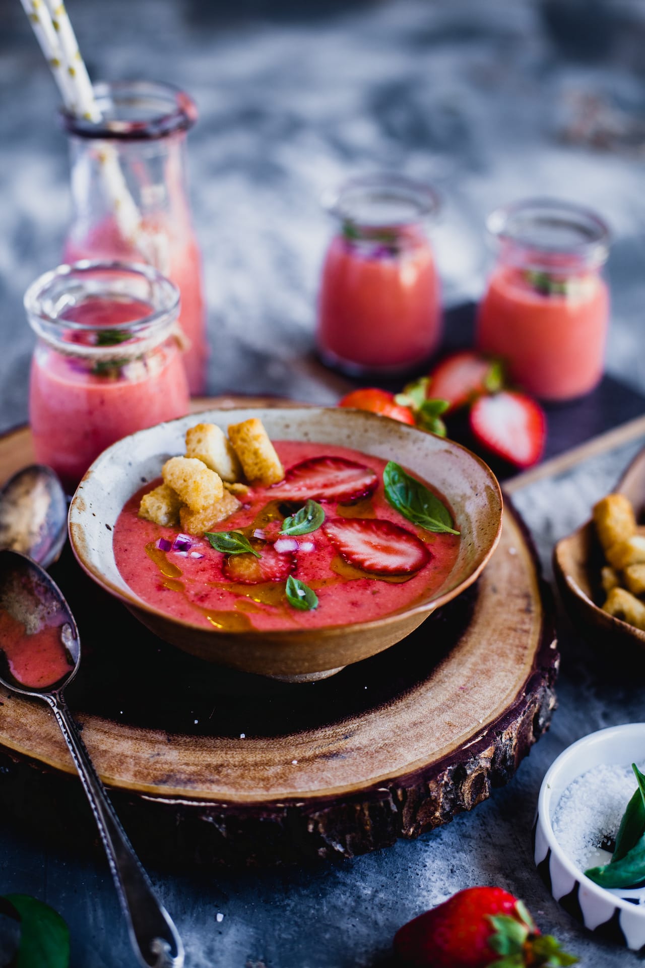 Strawberry And Watermelon Spicy Gazpacho | Playful Cooking