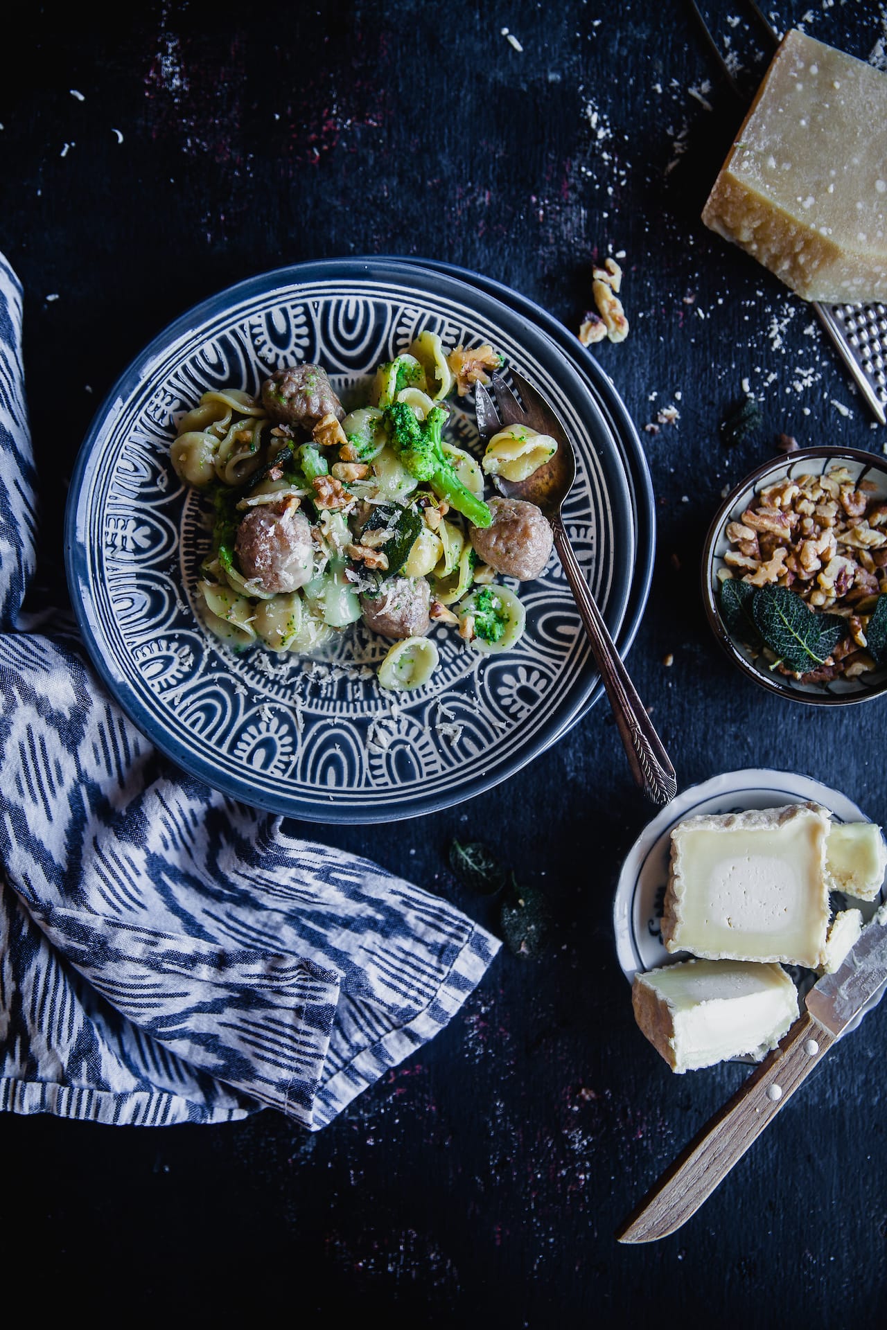 Orecchiette With Sausage, Broccoli And Goat Cheese | Playful Cooking