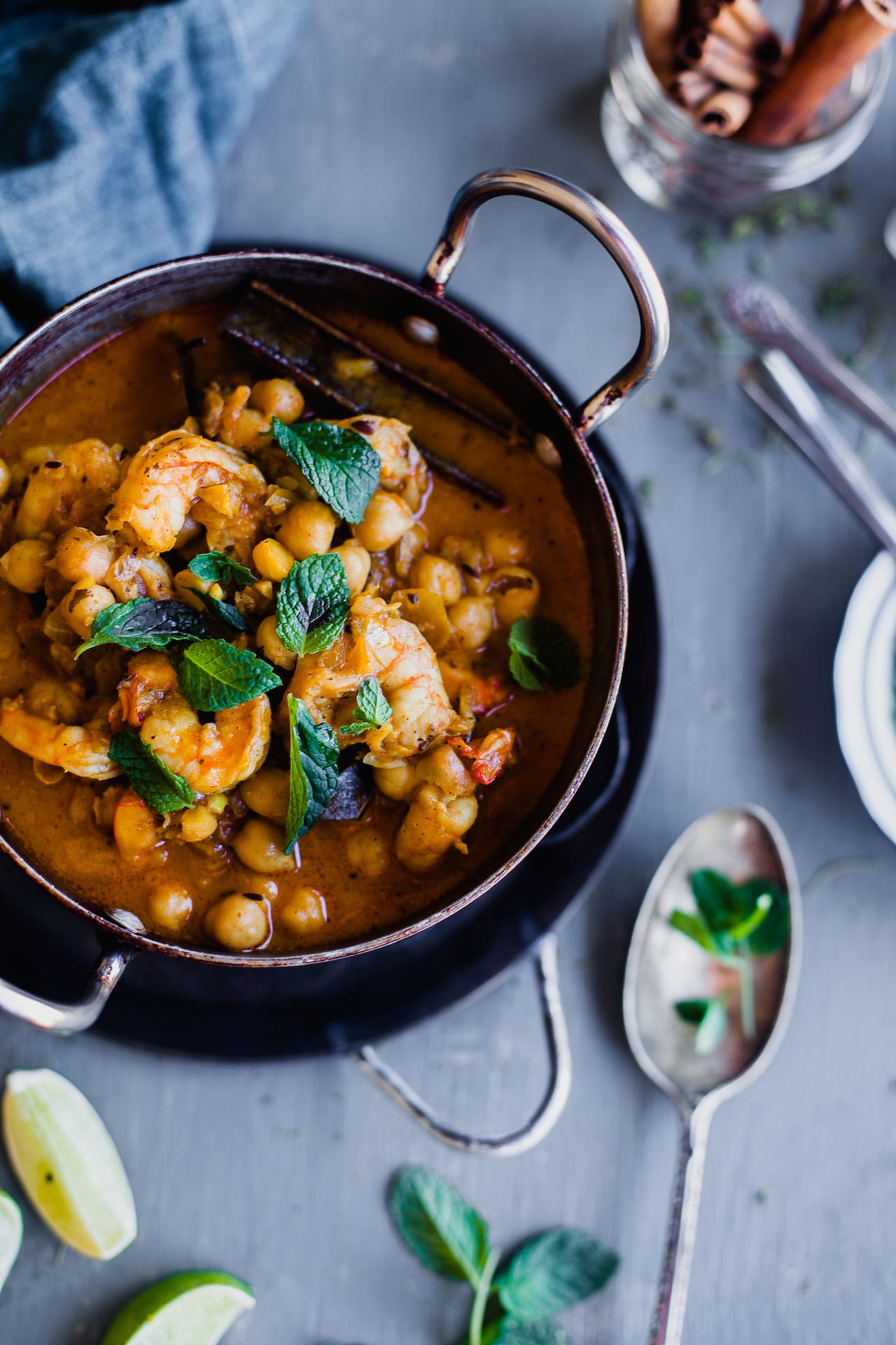 Chickpea And Shrimp Makhani | Playful Cooking