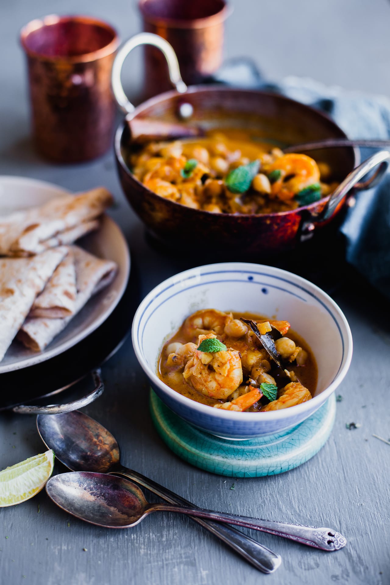 Chickpea And Shrimp Makhani | Playful Cooking