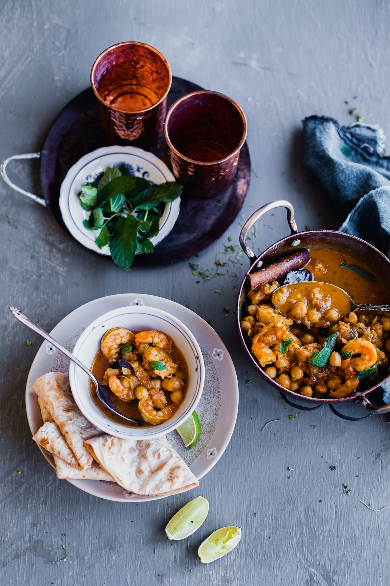 Chickpea And Shrimp Makhani | Playful Cooking