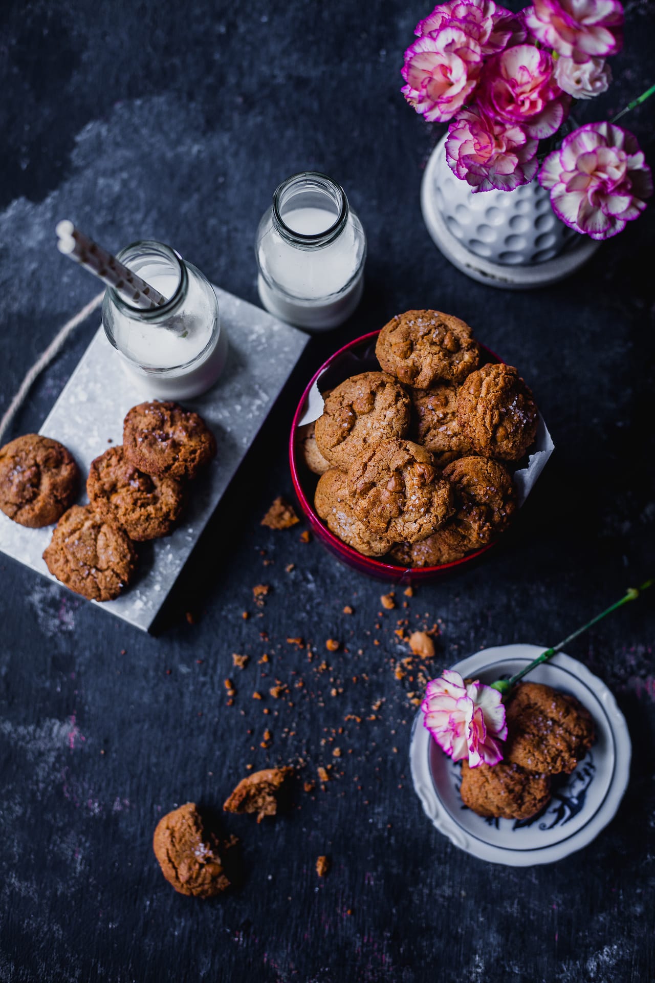 Almond Butterscotch Chips Cookies | Playful Cooking #flourless #cookies #almond