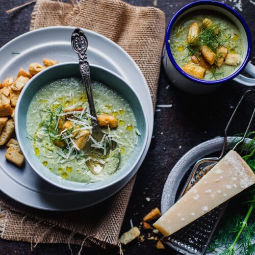 Roasted Broccoli and Fennel Soup | Playful Cooking