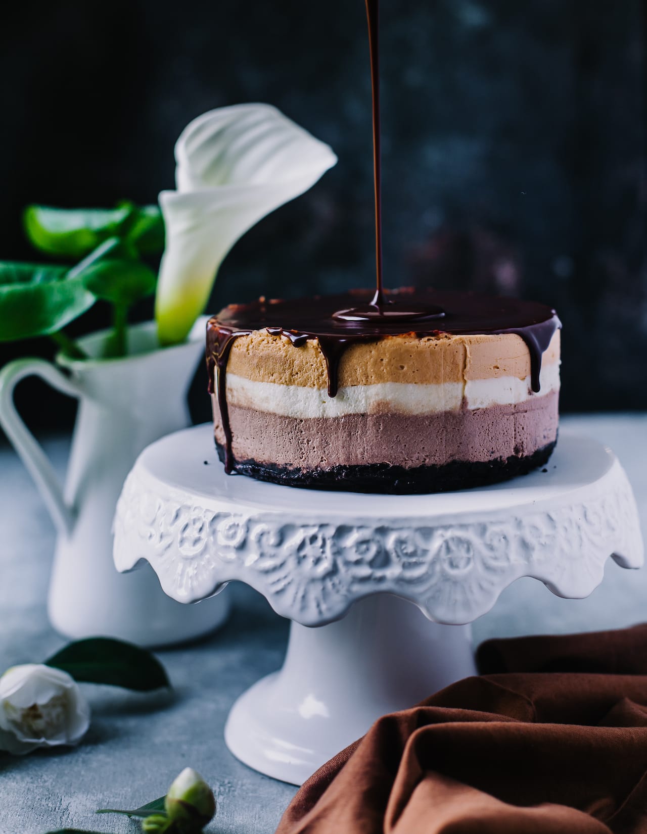 Triple Chocolate Mousse Cake | Playful Cooking