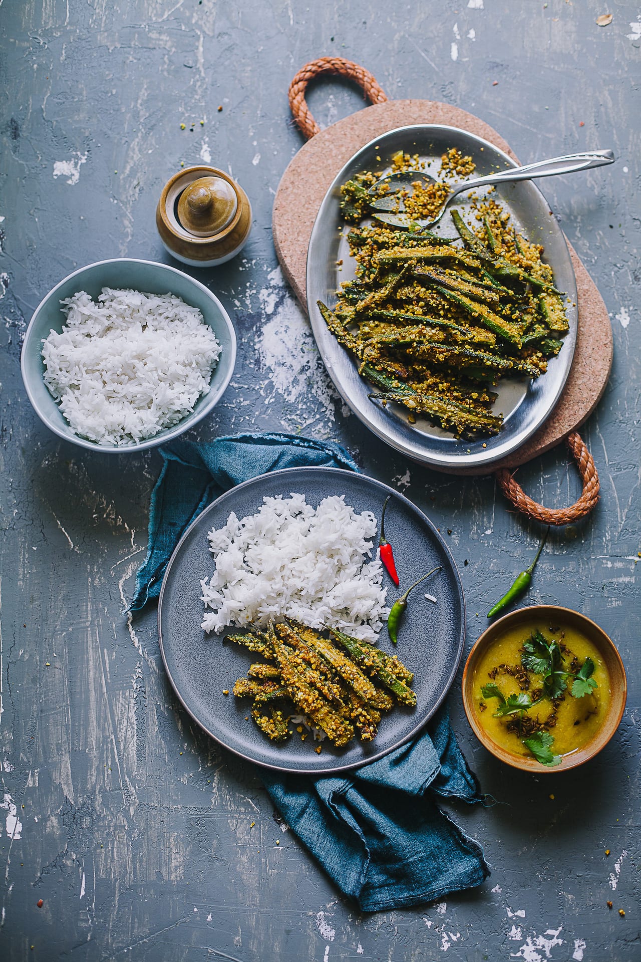 UNIQUE Bengali Style Okra with Peanuts Playful Cooking