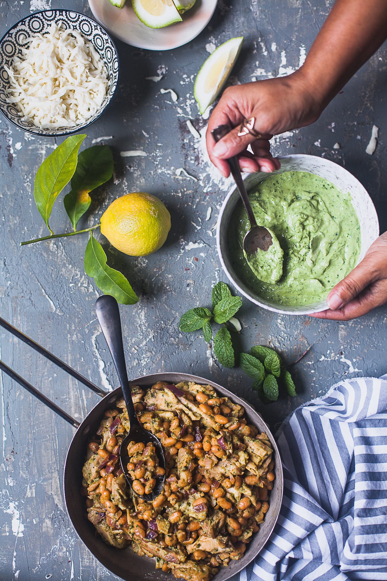 Flat Lay Food Photography #enchilada #chicken #meal #easy