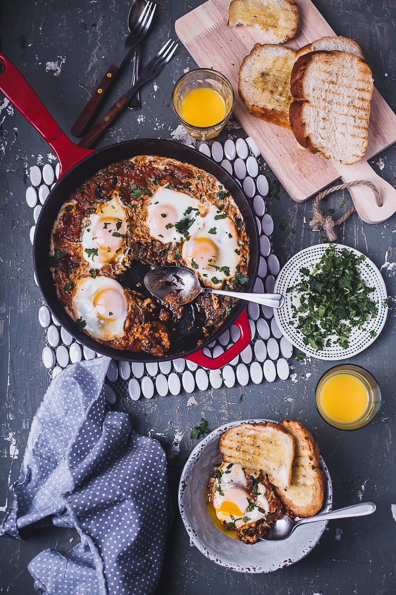 Indian Spiced Spinach Shakshuka | Playful Cooking