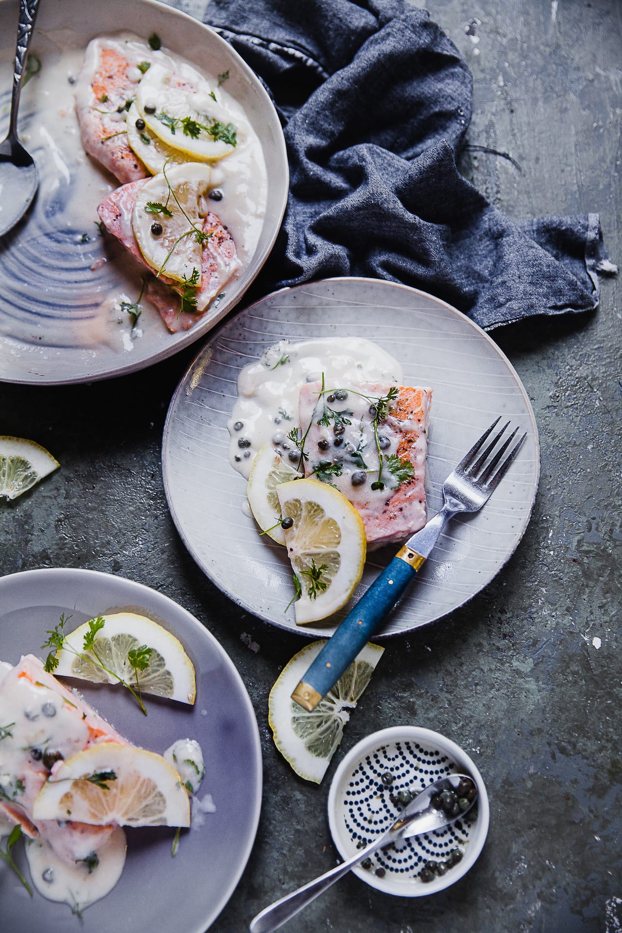 Creamy Salmon Piccata | Playful Cooking #salmon #piccata #creamy #dinnerideas #easyrecipe #garlic