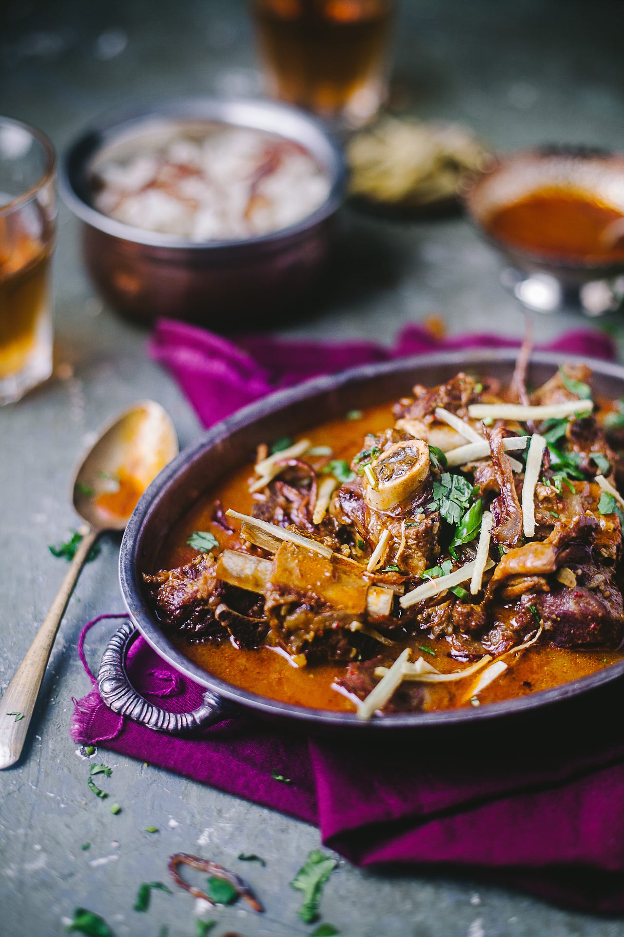 Mutton Nihari (Spiced Goat Stew) | Playful Cooking #indianfood #foodphotography #mutton #curry #meat