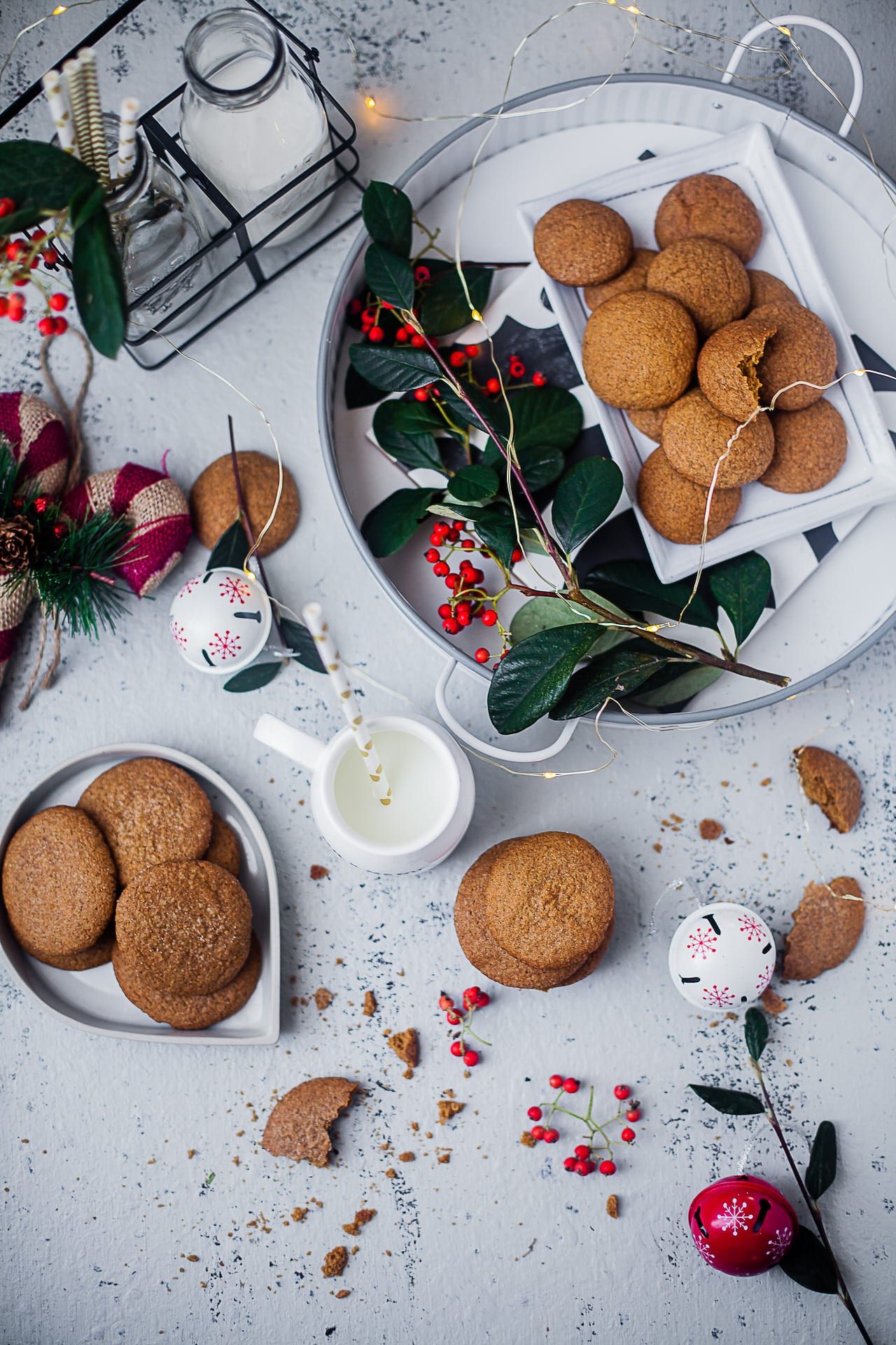 Ginger Cinnamon Molasses Cookies 2 Ways Playful Cooking
