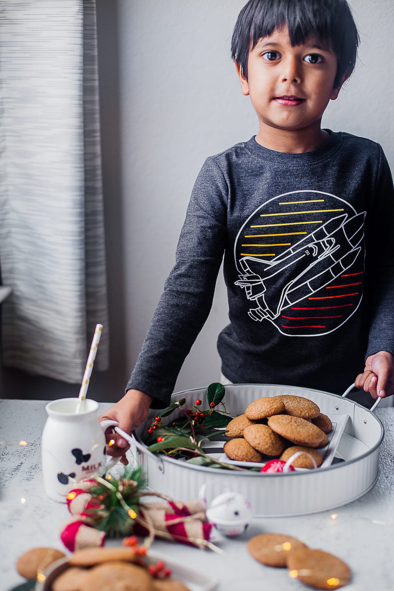 Ginger Cinnamon Molasses Cookies - 2 Ways | Playful Cooking #bakingwithkids #cookies #baking #foodphotography