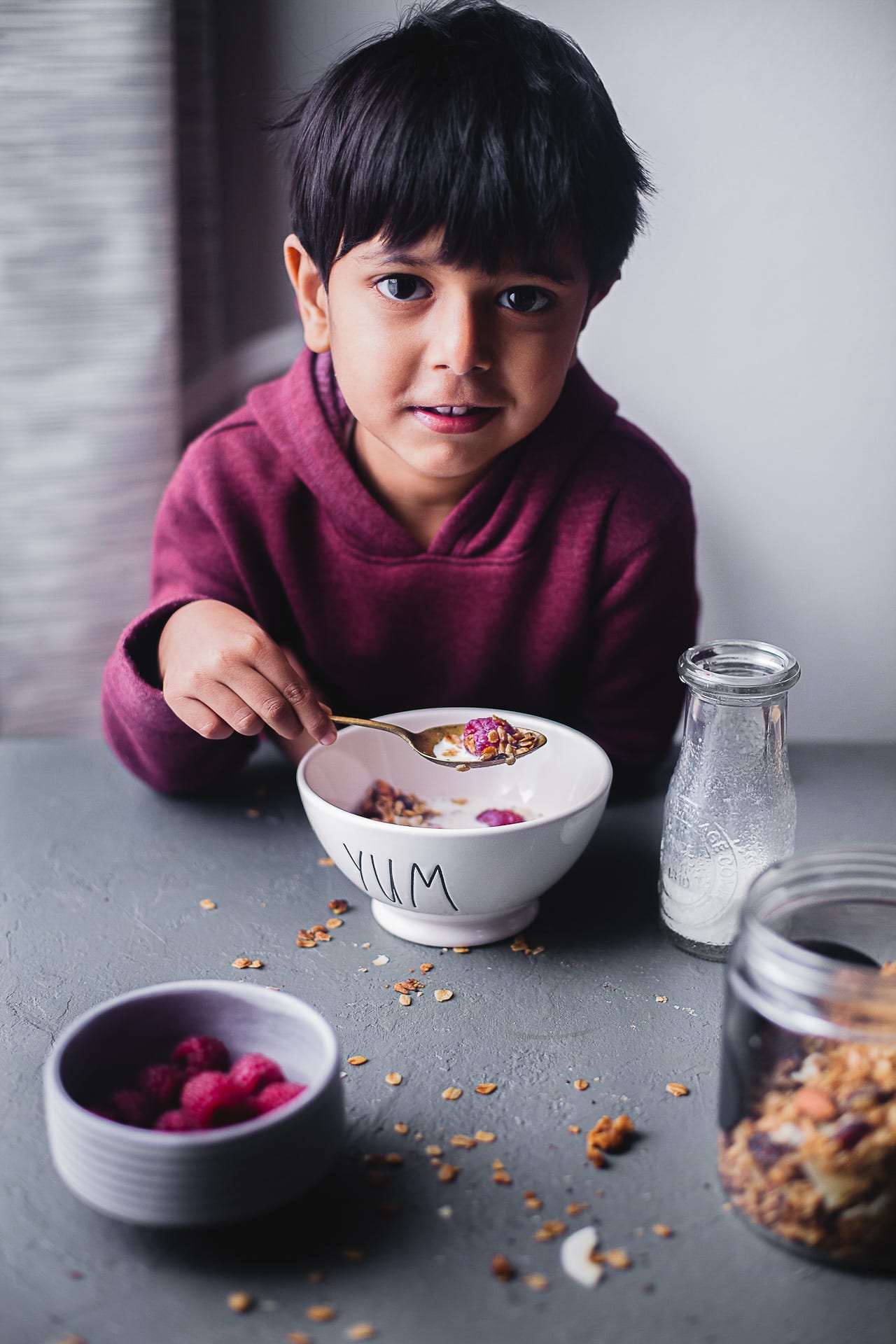my sweet baby | Playful Cooking #granola #simple #breakfast #foodphotography