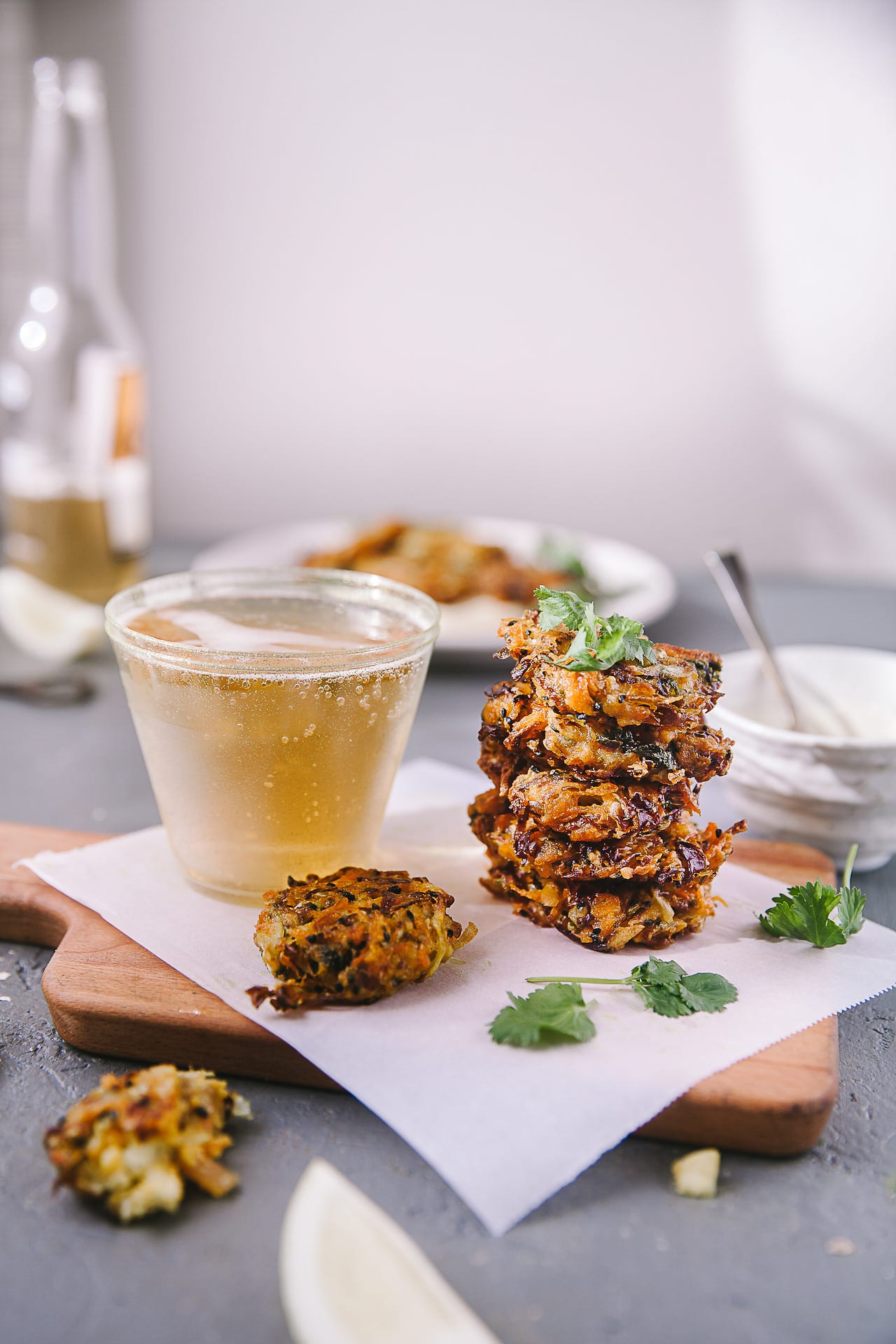 Crispy Cabbage and Carrot Fritters Playful Cooking