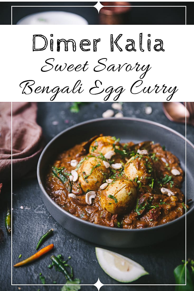Bengali style sweet savory egg curry - Dimer Kalia #bengali #eggcurry #indianfood #playfulcooking #foodphotography #photography #foodstyling #easycurry #curry