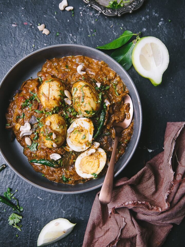 Bengali style sweet savory egg curry - Dimer Kalia #bengali #eggcurry #indianfood #playfulcooking #foodphotography #photography #foodstyling #easycurry #curry