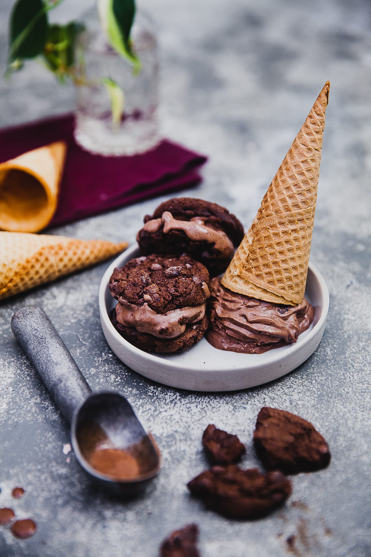 Nutella Chocolate Cookie Ice Cream