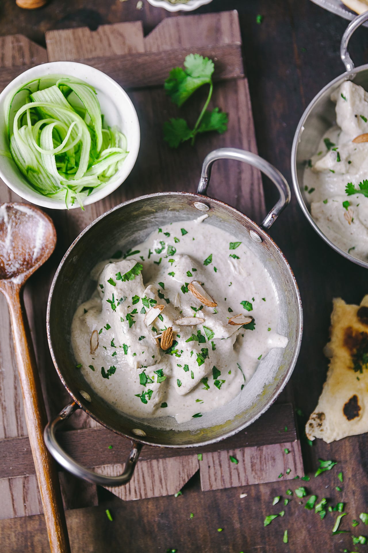 Safed Paneer | Paneer in White Gravy #paneer #whitegravy #curries #nutgravy #foodphotography #indiandish