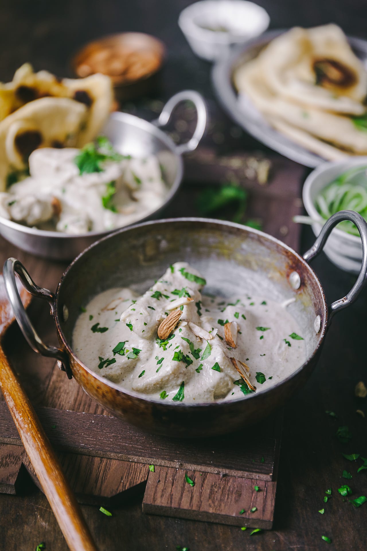 Creamy nut based Indian curry #paneer #whitegravy #curries #nutgravy #foodphotography #indiandish