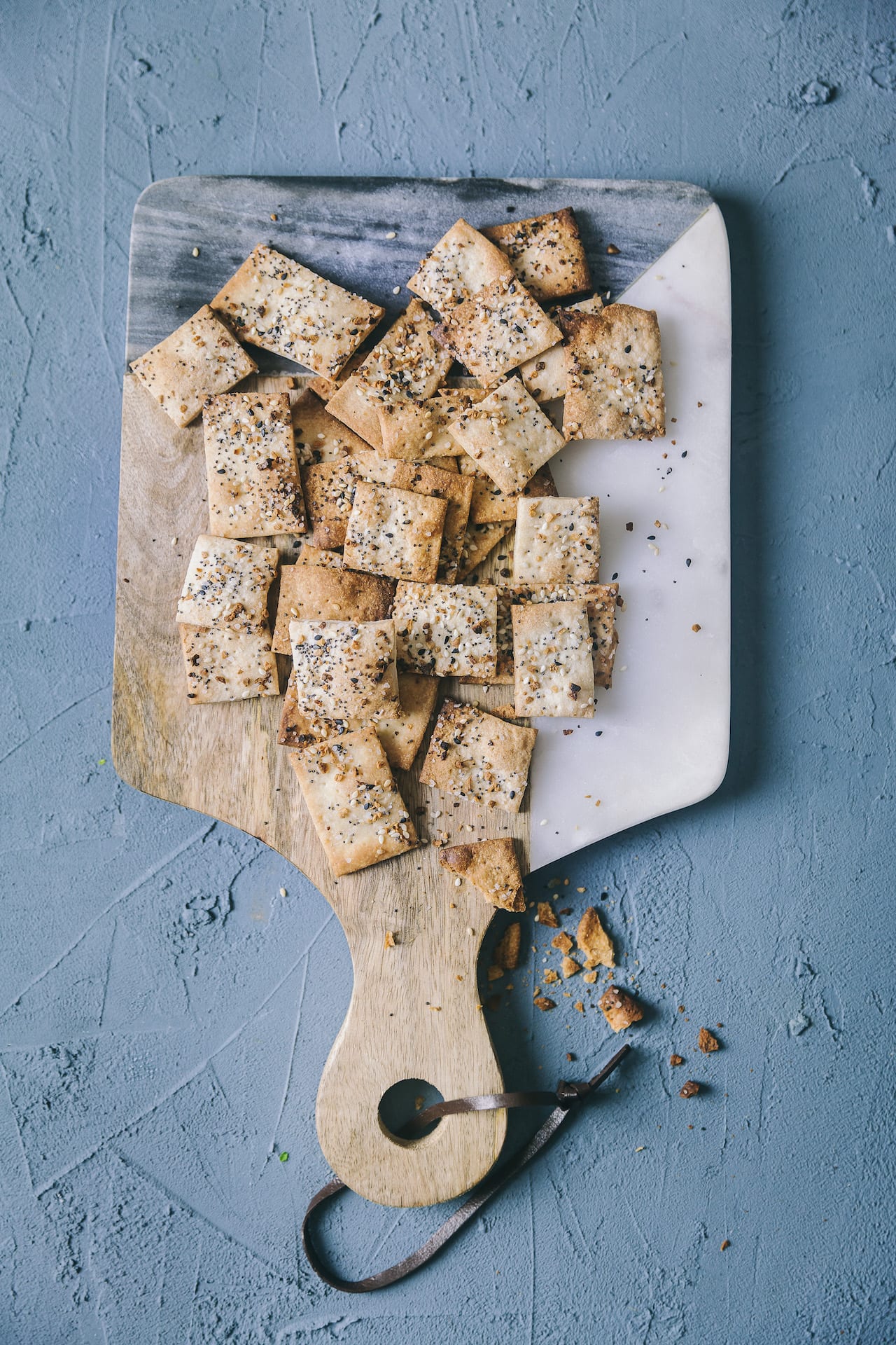 Easy Appetizer | Playful Cooking #crackers #everythingbagel #spicedcrackers