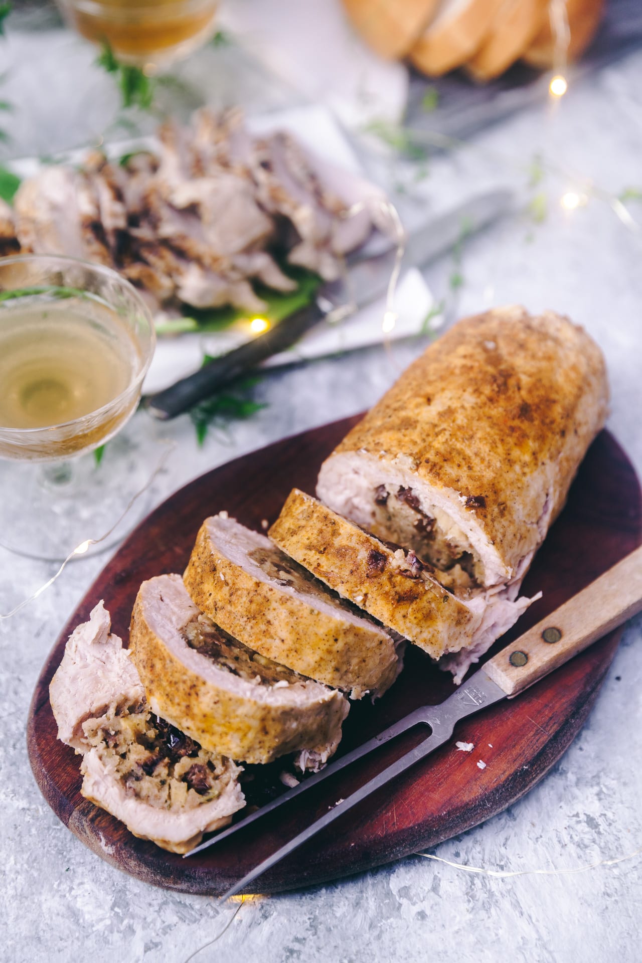 Turkey Roulade | #cusinesolutions #holidaymeal #parties #turkey #thanksgiving 