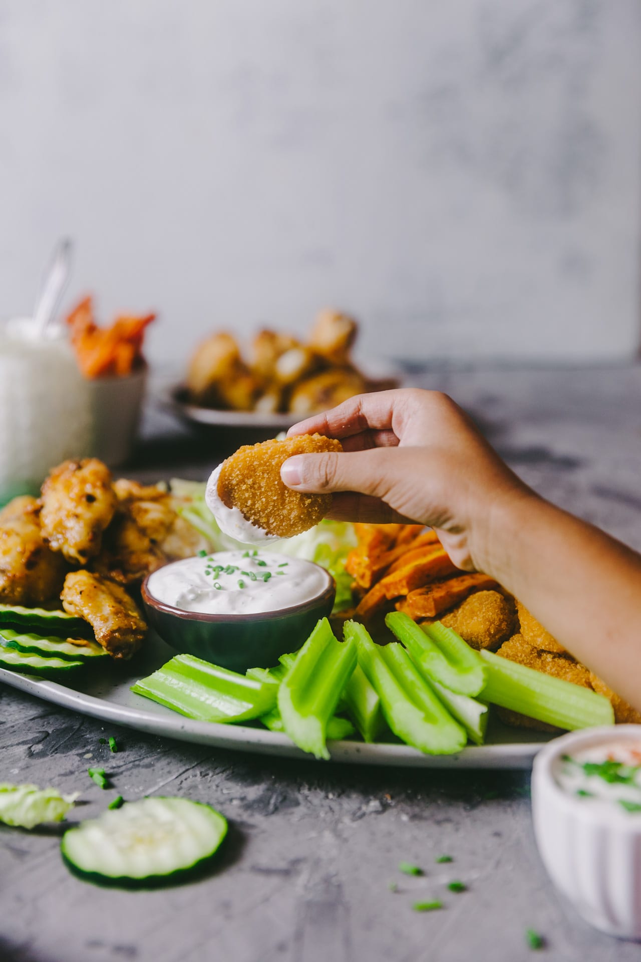 Chicken wings | #ranch #hiddenvalley #restaurantstyle #foodphotography