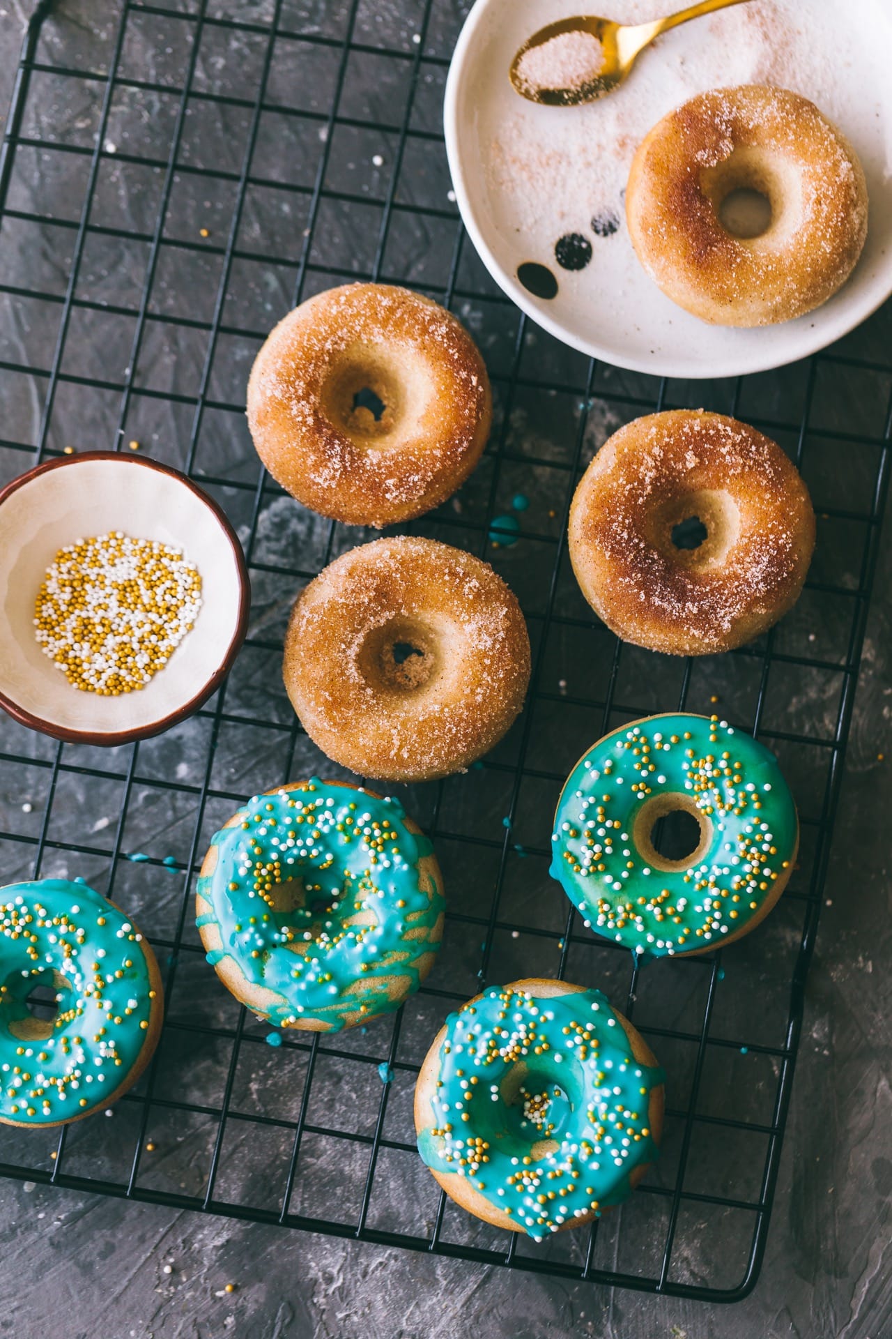 Breakfast scene ! | Playful Cooking #easydonut #donuts #bakeddonuts #foodphotography