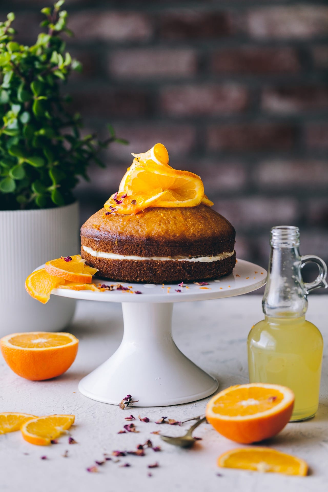 Orange Cornmeal Cake | Playful Cooking #cake #orangecake #cornmealcake #foodphotography This shop has been compensated by Collective Bias, Inc. and its advertiser. All opinions are mine alone. #MazolaHeartHealth #CollectiveBias