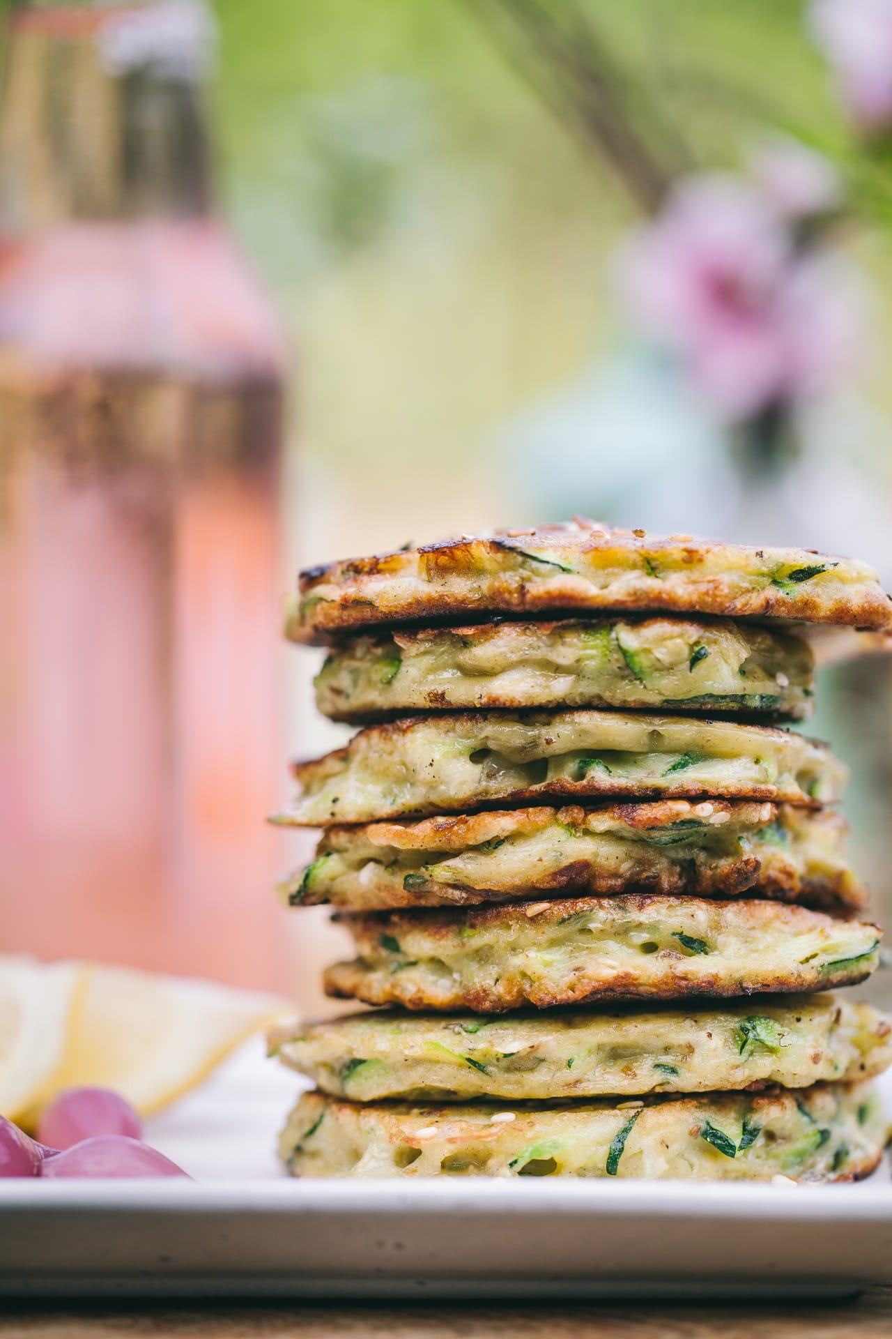 Zucchini Fritters | Playful Cooking #zucchini #fritters #snack #healthy #vegetarian 