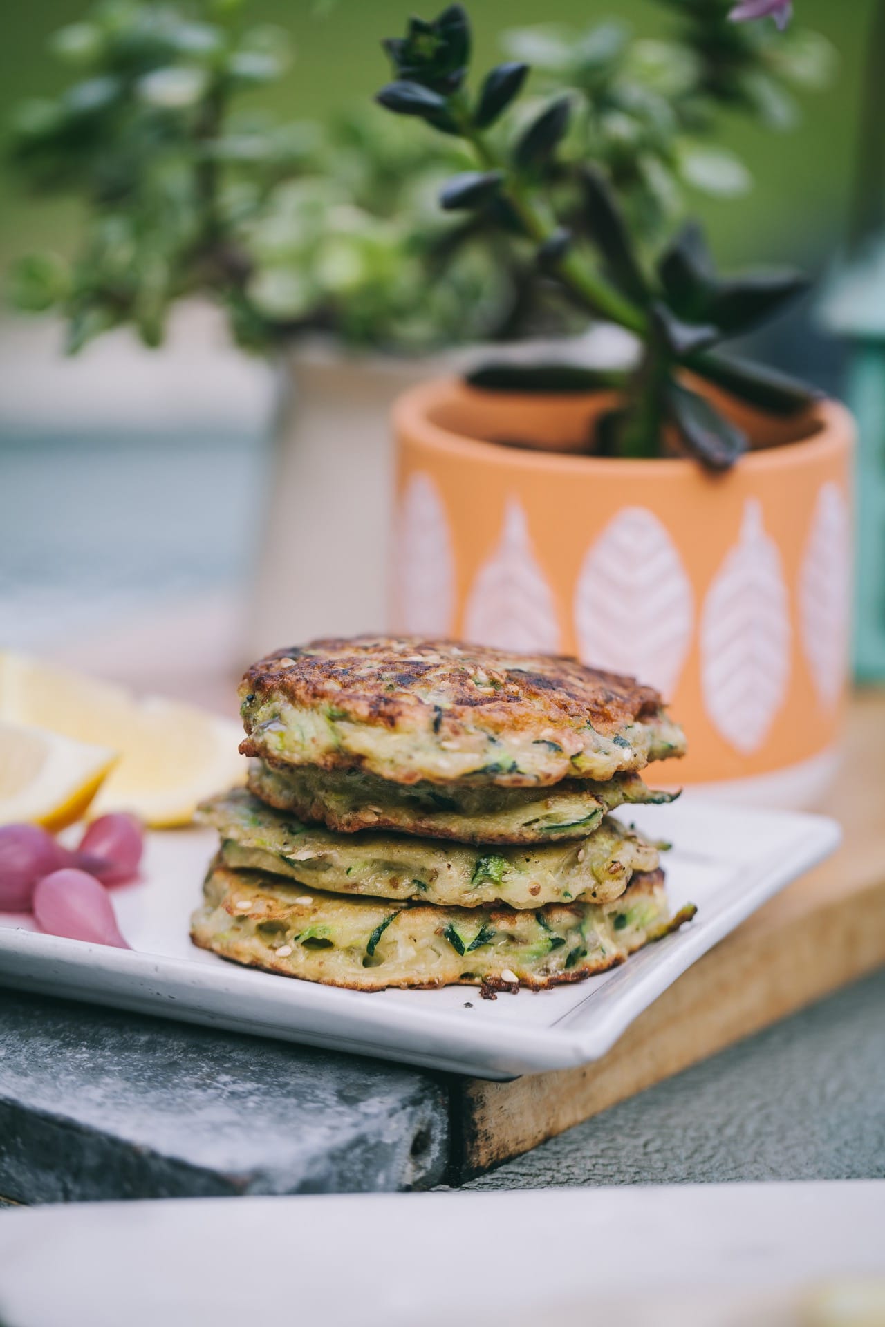 Zucchini Fritters | Playful Cooking #zucchini #fritters #snack #healthy #vegetarian 