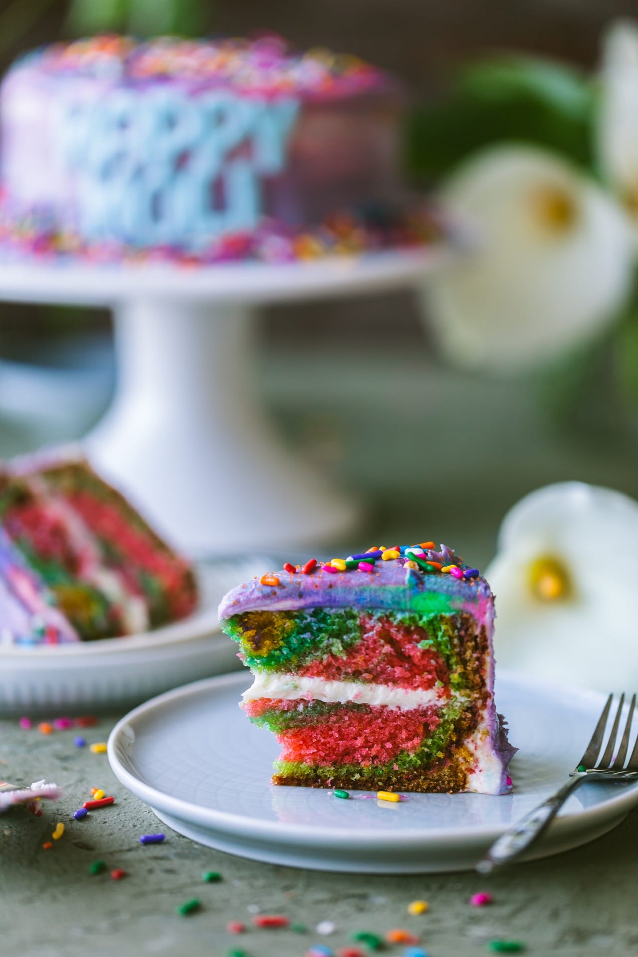 Rainbow Cake | playful cooking #cake #rainbowcake #6inchcake