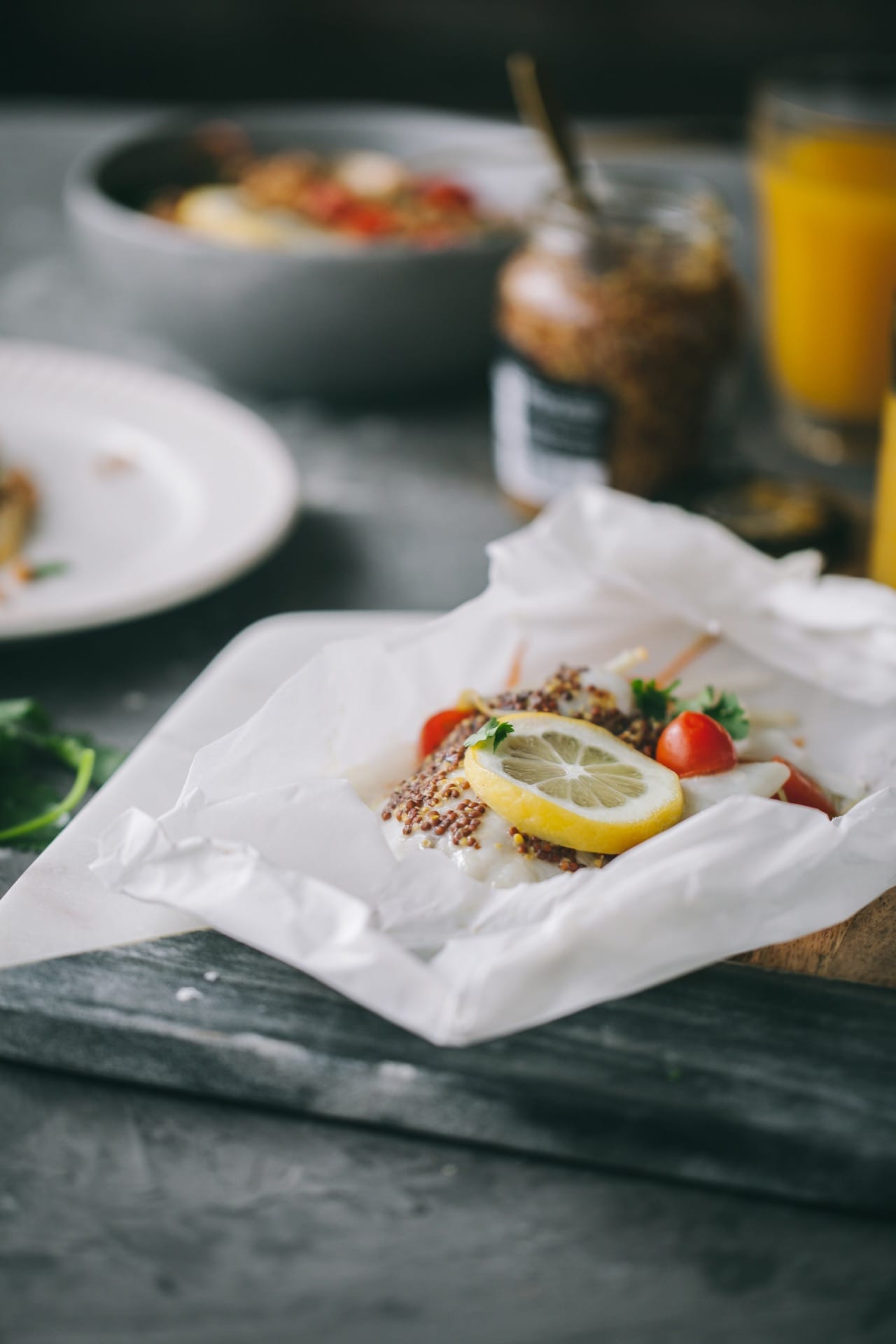 Tilapia En Papillote #fish #seafood #tilapia #baked #healthymeal