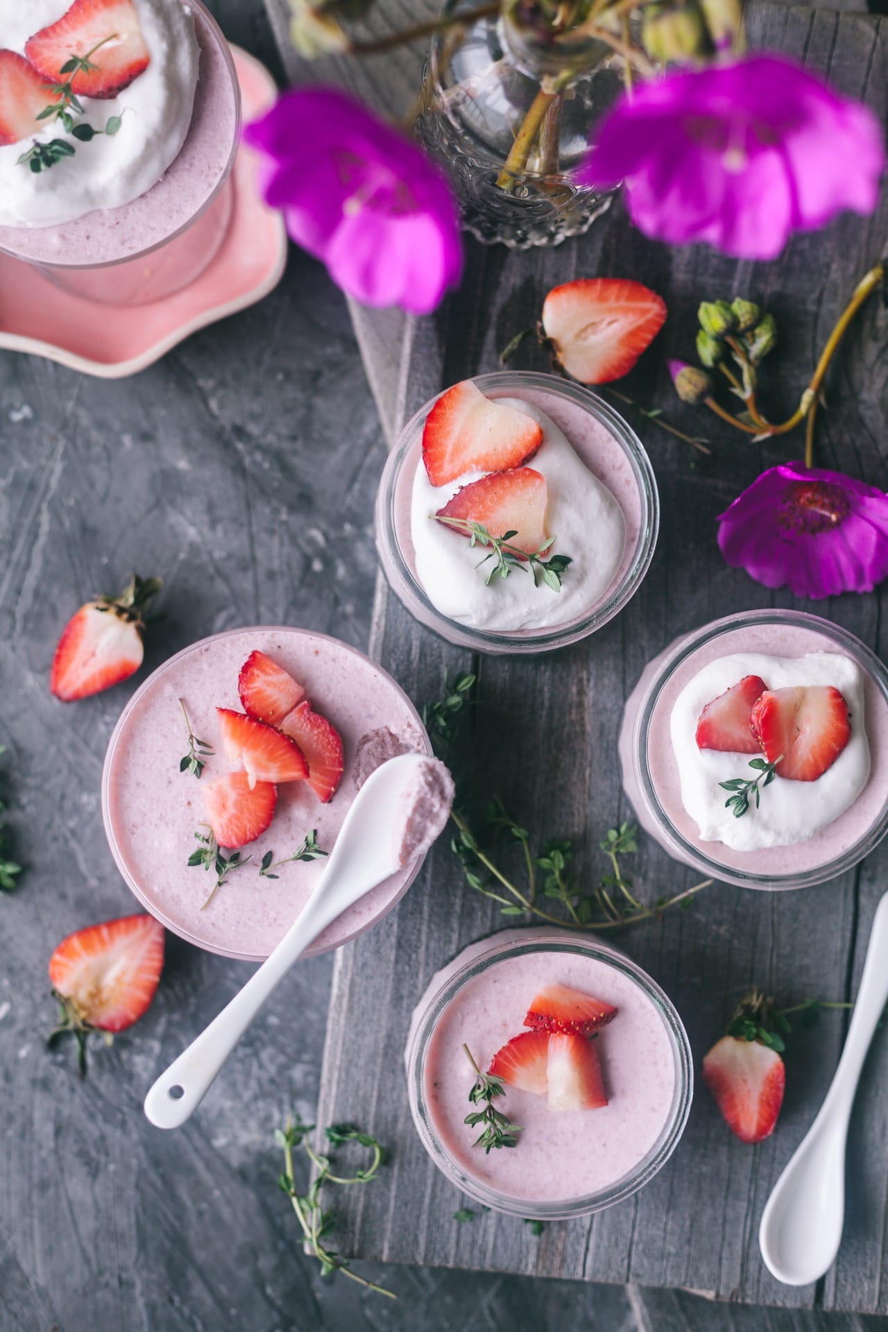 Food Photographt | Playful Cooking #mousse #eggfree #easy #strawberry