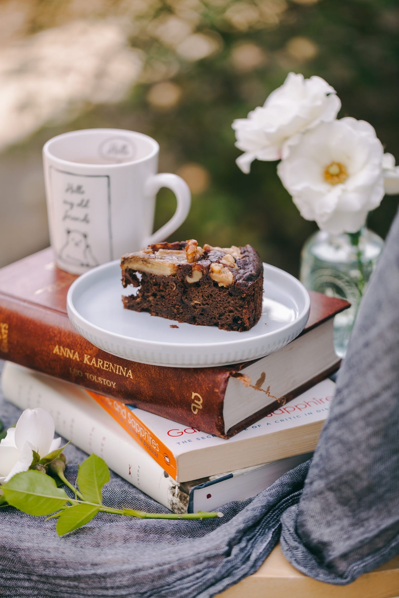 Banana Nutella Cake #cake #nutella #bread #bananacake#foodphotography #foodstyling