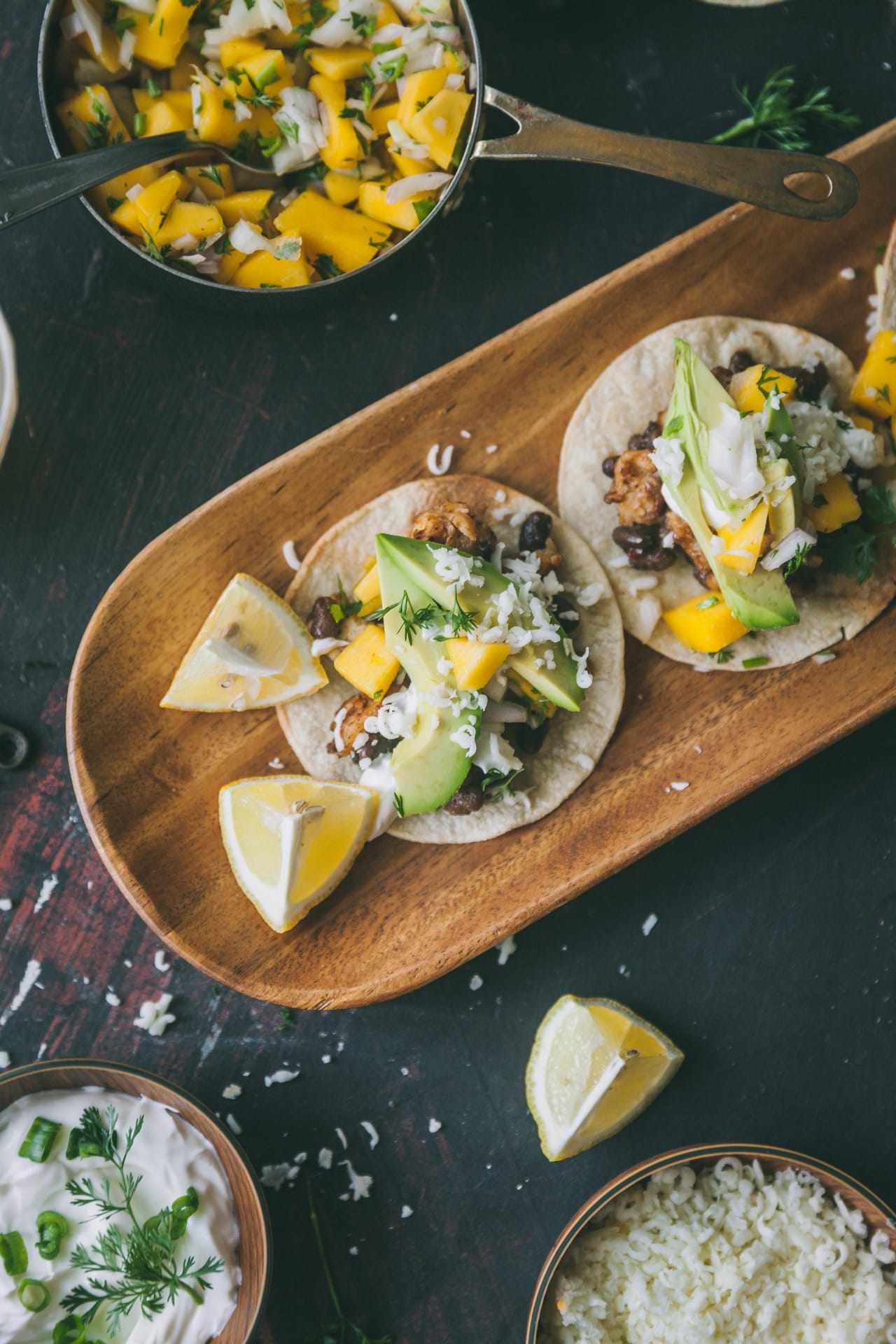 Chicken Tostadas | food photography @playfulcooking #tostadas #chickentostadas #foodphotography #easymeal #mexicanfood