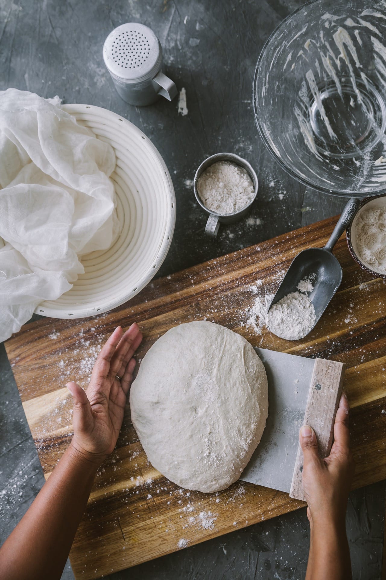 Shaping bread