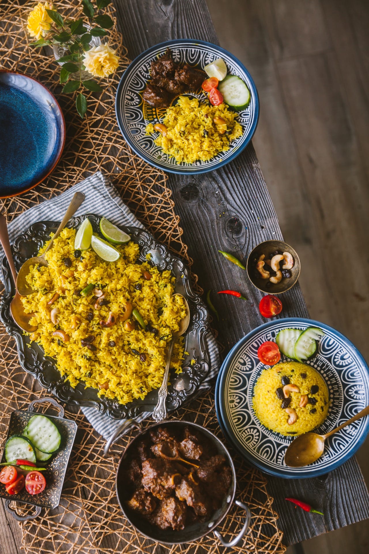 Bengali Mishti Pulao (Sweet Rice Pilaf)