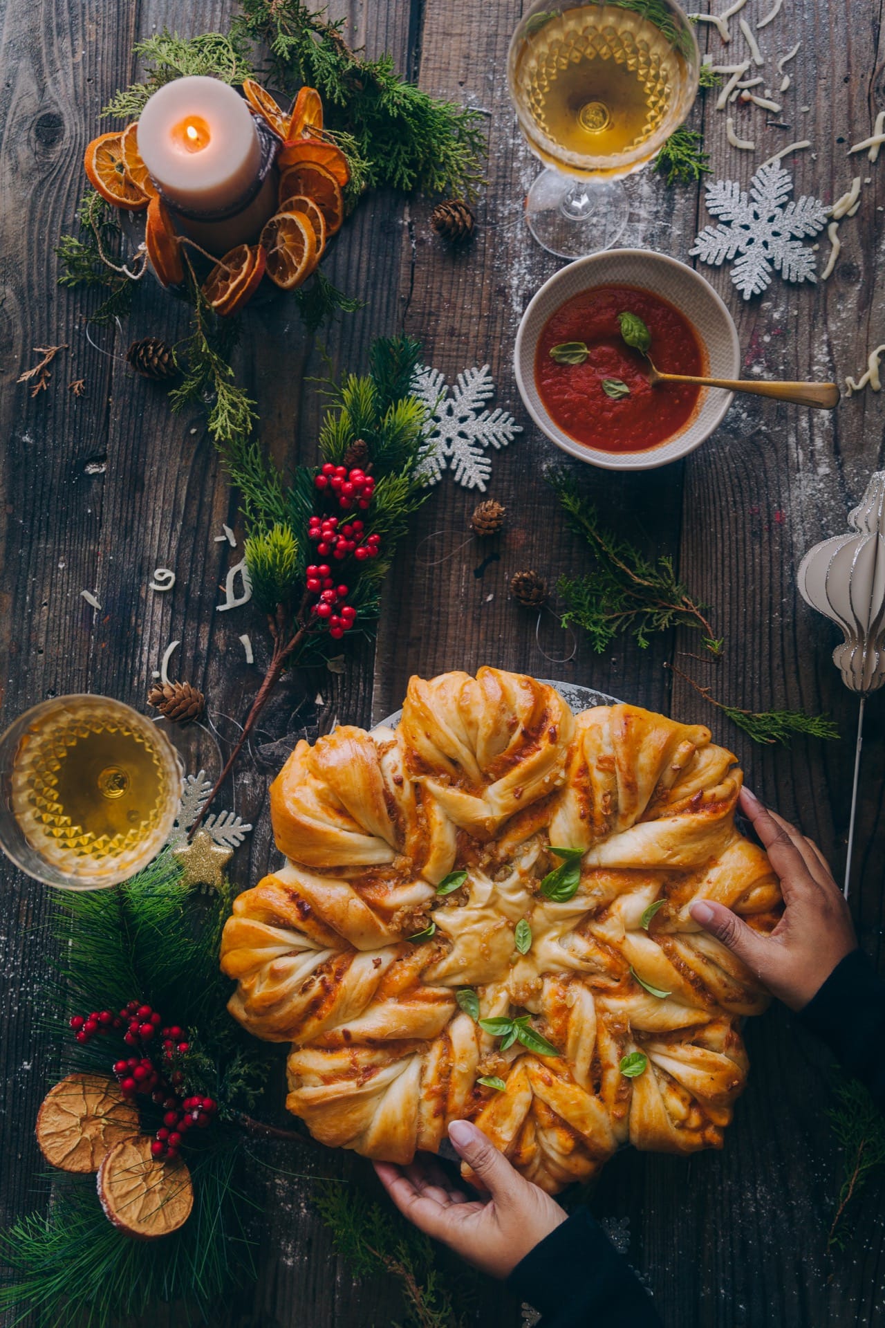 Savory Star Bread - Pull Apart Bread 